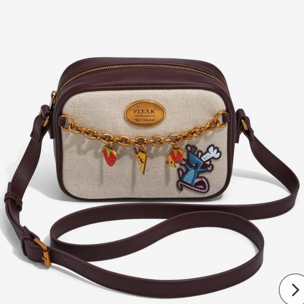 ISO - Our Universe Disney Pixar Ratatouille Chef Remy Ingredients Crossbody Bag